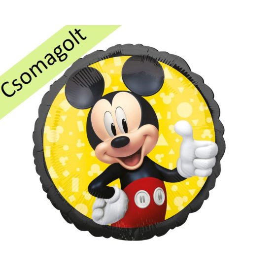 GÖMB ALAKÚ MICKEY EGÉR FÓLIA LUFI