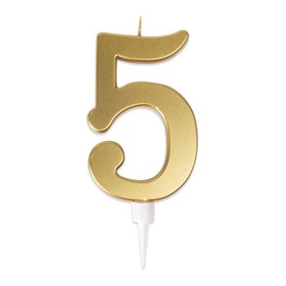 ÓRIÁS ARANY SZÁMGYERTYA, 5