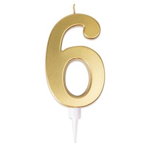 ÓRIÁS ARANY SZÁMGYERTYA, 6