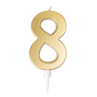 ÓRIÁS ARANY SZÁMGYERTYA, 8