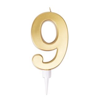 ÓRIÁS ARANY SZÁMGYERTYA, 9