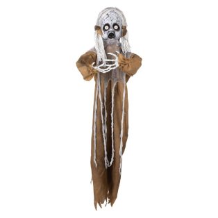 FÜGGŐ HORROR BABA MOZGÁSSAL, FÉNY- ÉS HANGHATÁSSAL