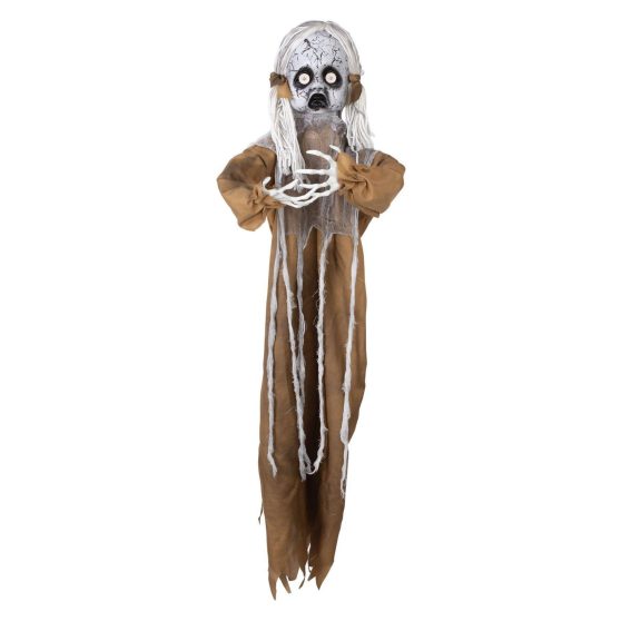 FÜGGŐ HORROR BABA MOZGÁSSAL, FÉNY- ÉS HANGHATÁSSAL