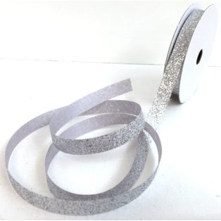 DEKORSZALAG, CSILLÁMOS, 10mm/10m, EZÜST