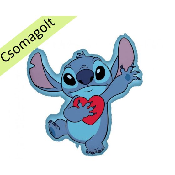 STITCH SZÍVVEL NAGYFORMA FÓLIA LUFI