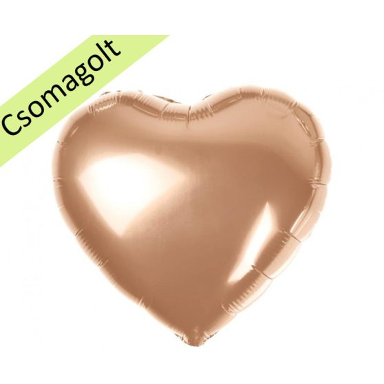 ROSEGOLD SZÍV FÓLIA LUFI