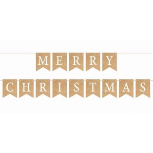 MERRY CHRISTMAS ZÁSZLÓFÜZÉR