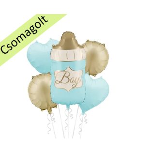 FÓLIA LUFI CSOKOR BABASZÜLETÉSRE, KÉK