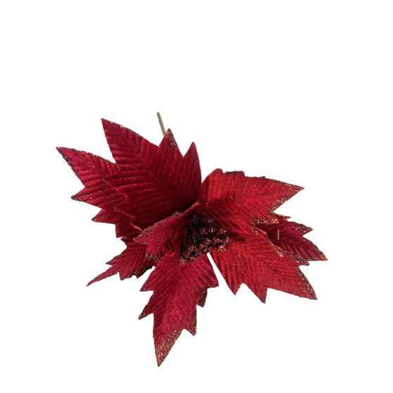 GLITTERES MIKULÁSVIRÁG 5 SZÍNBEN