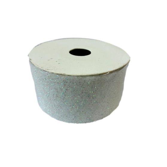 FEHÉR CSILLÁMOS SZALAG, 38 MM