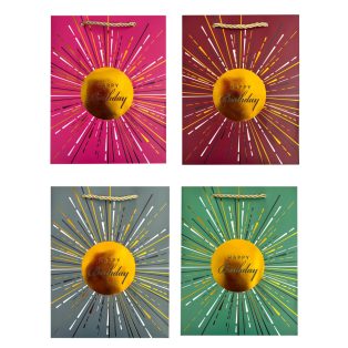   ZSINÓRFÜLES AJÁNDÉKTÁSKA SZÜLETÉSNAPRA 4 SZÍNBEN, KÖZEPES