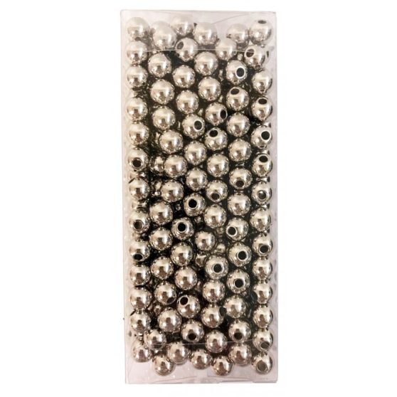 EZÜST FŰZHETŐ GYÖNGY, KB.300 DB/ 6 MM