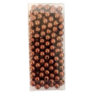 BRONZ FŰZHETŐ GYÖNGY, KB.300 DB/ 6 MM