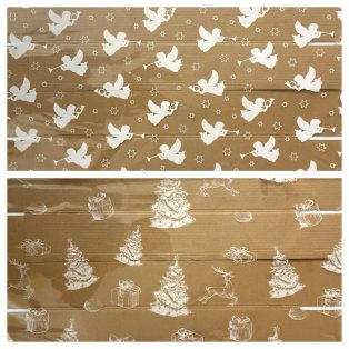 KARÁCSONYI MINTÁS CELOFÁN