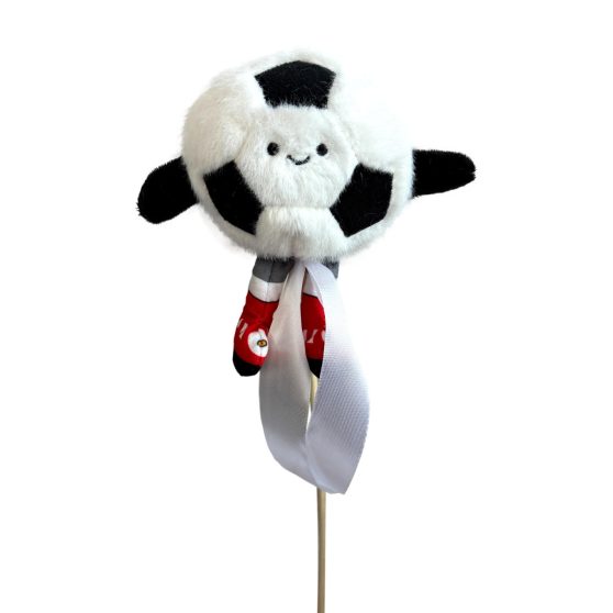 BALLAGÁSI PÁLCÁS BESZÚRÓ, PLÜSS FOCILABDA FIGURA