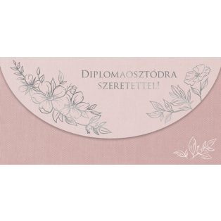 PÉNZES BORÍTÉK DIPLOMAOSZTÓRA, RÓZSASZÍN
