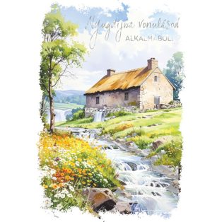 ÜDVÖZLŐLAP BORÍTÉKKAL NYUGDÍJBA VONULÁSRA, TÁJKÉP