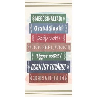 ÜDVÖZLŐLAP BORÍTÉKKAL BALLAGÁSRA, MEGCSINÁLTAD