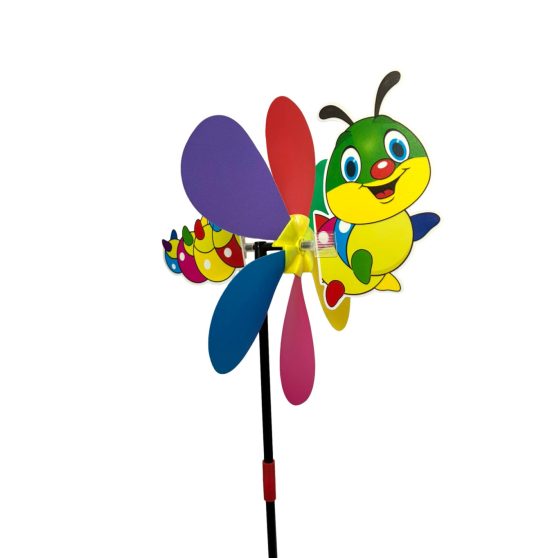 SZÍNES SZÉLFORGÓ HERNYÓVAL