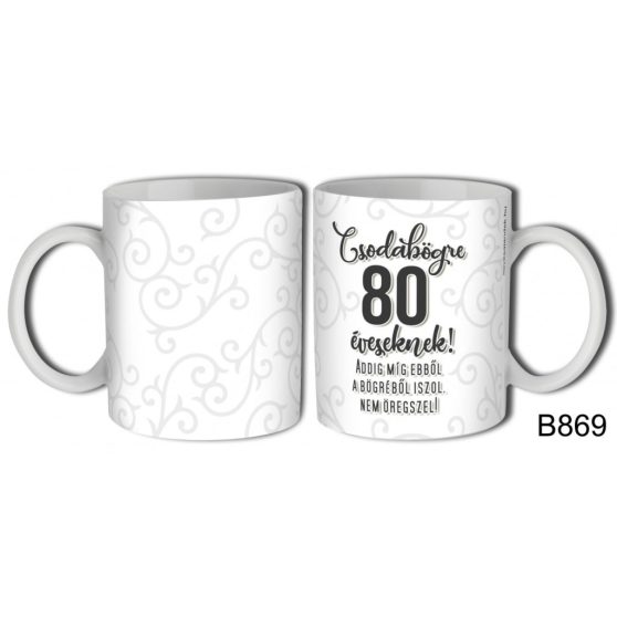 KERÁMIA CSODA BÖGRE 80 ÉVESEKNEK