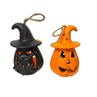 KÉTOLDALAS LEDES HALLOWEEN DÍSZ