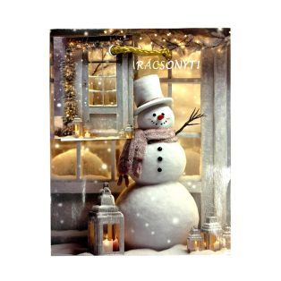 KARÁCSONYI ZSINÓRFÜLES TÁSKA, HÓEMBER, MINI