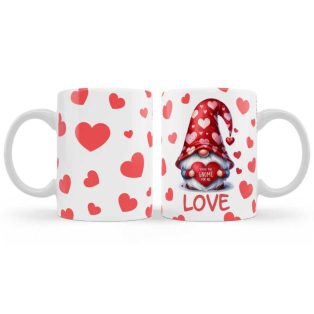 KERÁMIA BÖGRE VALENTIN NAPRA MANÓ MINTÁVAL