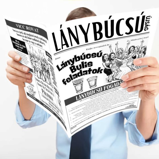 VICCES ÚJSÁG LÁNYBÚCSÚRA