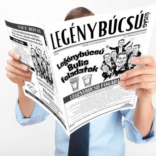 VICCES ÚJSÁG LEGÉNYBÚCSÚRA