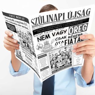 VICCES ÚJSÁG SZÜLETÉSNAPRA, NEM VAGY ÖREG