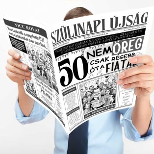 VICCES ÚJSÁG 50. SZÜLETÉSNAPRA, AZ 50 NEM ÖREG