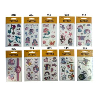 GLITTERES TETOVÁLÁS VEGYES MINTÁKKAL