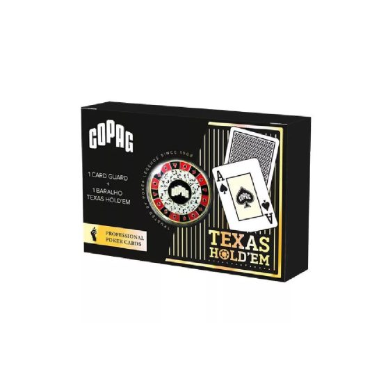 COPAG TEXAS HOLD’EM PLASZTIK PÓKER KÁRTYA DEALERREL