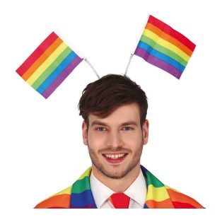 FEJDÍSZ SZIVÁRVÁNY ZÁSZLÓVAL
