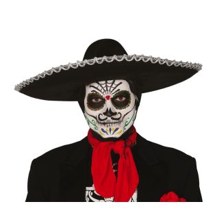 FEKETE MEXIKÓI TEXTIL KALAP