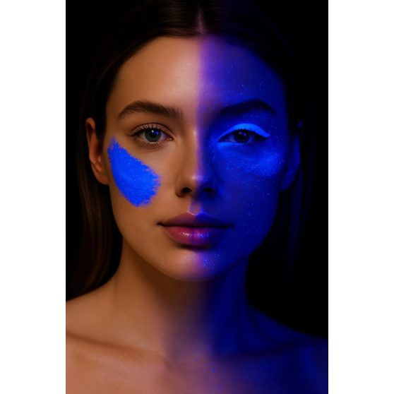 KÉK NEON ARCFESTÉK