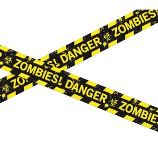 HALLOWEENI KORDONSZALAG, ZOMBIES DANGER
