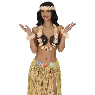 NARANCSSÁRGA HAWAII SZETT, 4 RÉSZES