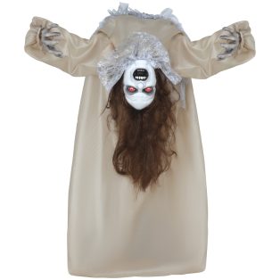 MEGSZÁLLOTT NŐ MOZGÁSSAL, FÉNY- ÉS HANGHATÁSSAL