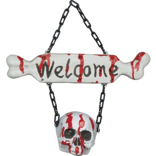 KOPONYÁS AJTÓDÍSZ WELCOME FELIRATTAL
