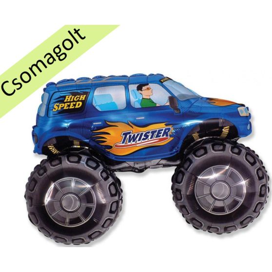 KÉK MONSTER TRUCK NAGYFORMA FÓLIA LUFI