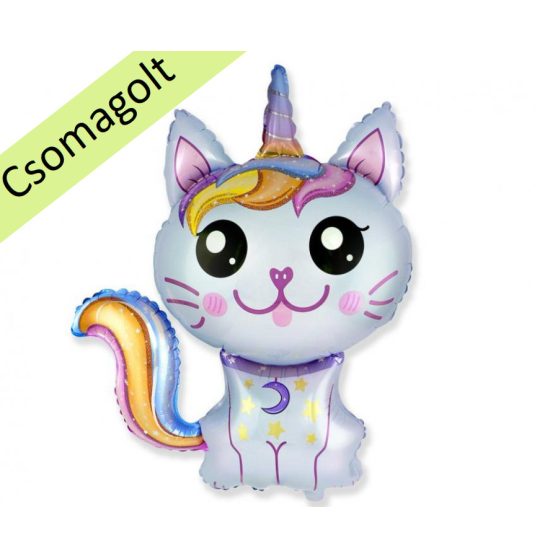 KÉK UNIKORNIS CICA FÓLIA LUFI