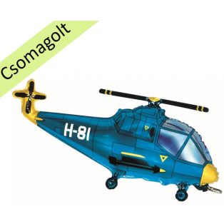 KÉK HELIKOPTER NAGYFORMA FÓLIA LUFI