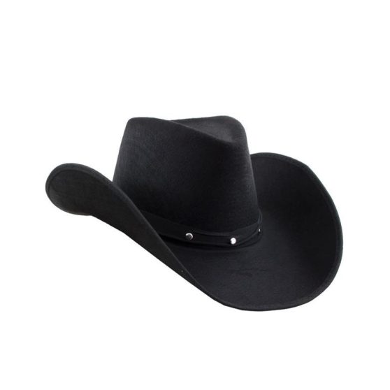 SZEGECSELT FEKETE COWBOY KALAP