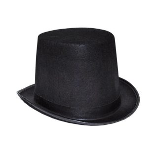 MAGAS FEKETE TEXTIL CILINDER