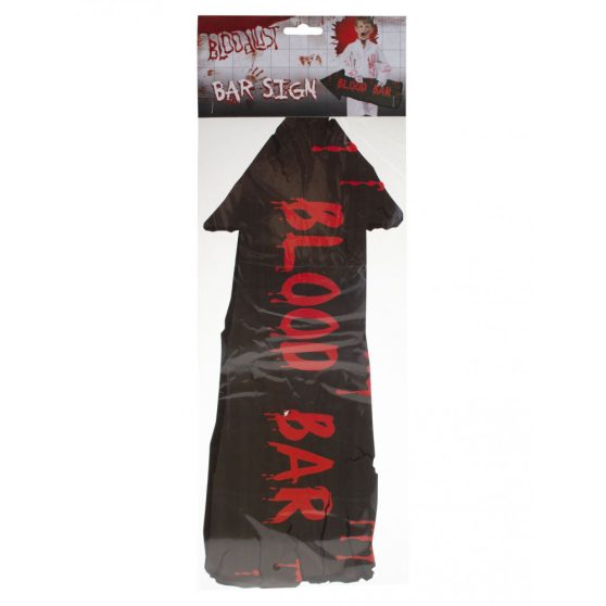 HALLOWEEN FALIDEKOR, "BLOOD BAR", 50 CM