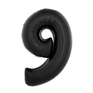 FEKETE SZÍNŰ SZÁM FÓLIA LUFI, 9