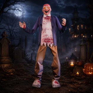ZOMBI MOZGÁSSAL, FÉNY- ÉS HANGHATÁSSAL