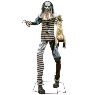   HORROR BOHÓC KISLÁNNYAL MOZGÁSSAL, FÉNY- ÉS HANGHATÁSSAL