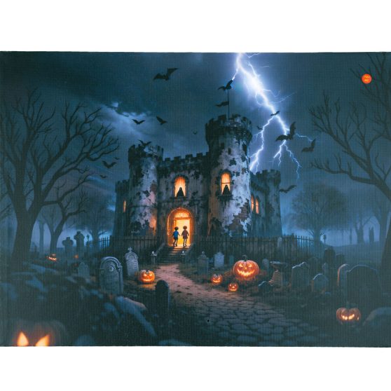 HALLOWEENI FESTMÉNY FÉNY- ÉS HANGHATÁSSAL